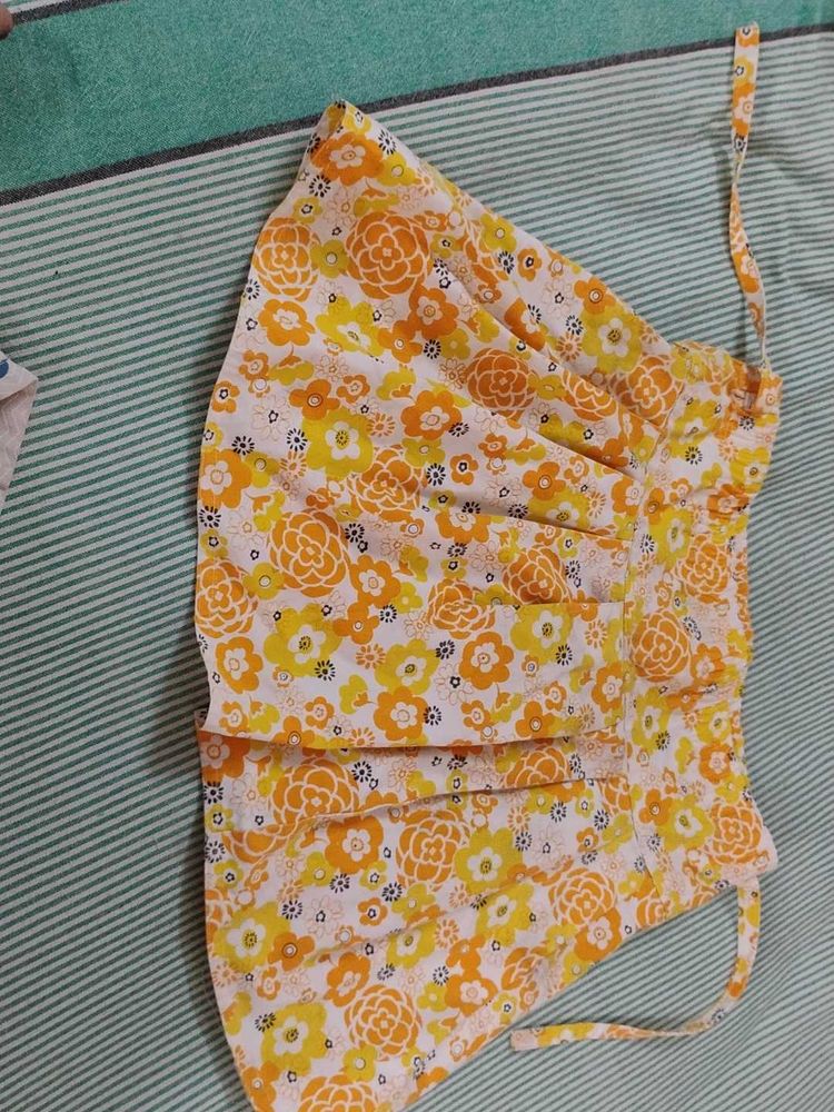 Pure Cotton Skirt For 2 Yr Kids. No Elastic