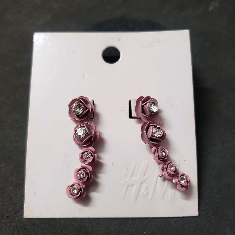 H&amp;M Floral Ear Climbers