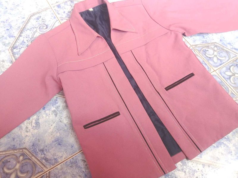 Vintage Inspired Pink Jacket
