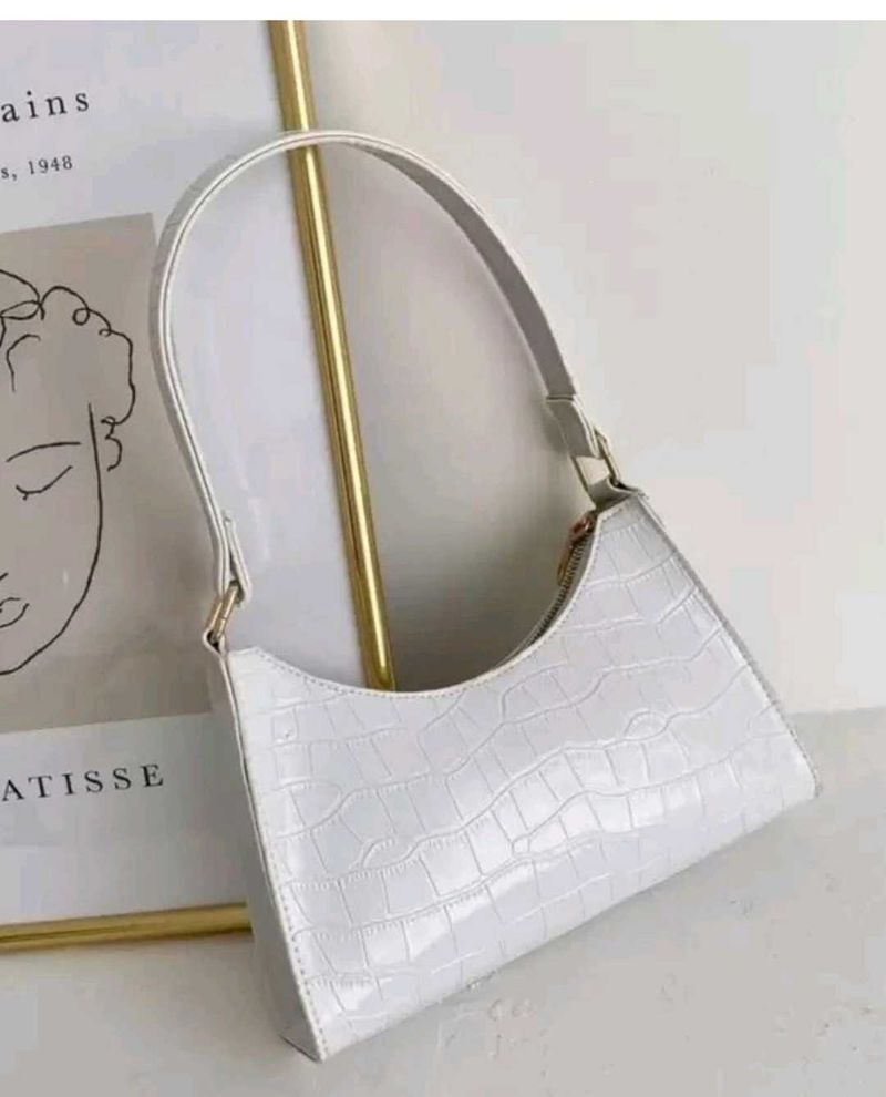 Chic White Handbag