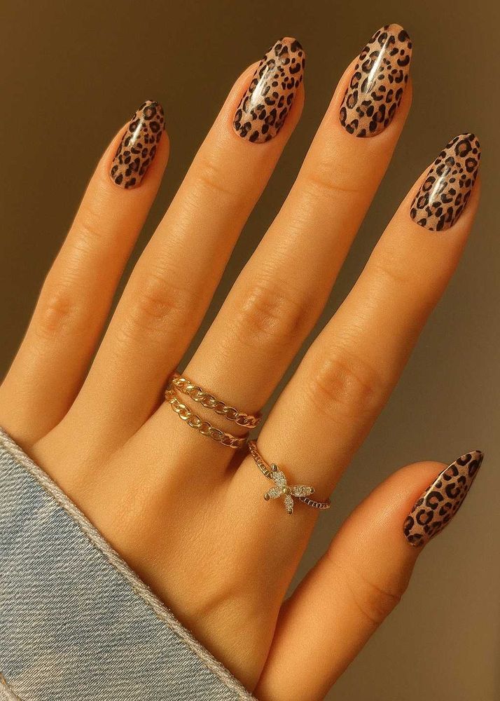 Leopard Print Press-On Nails