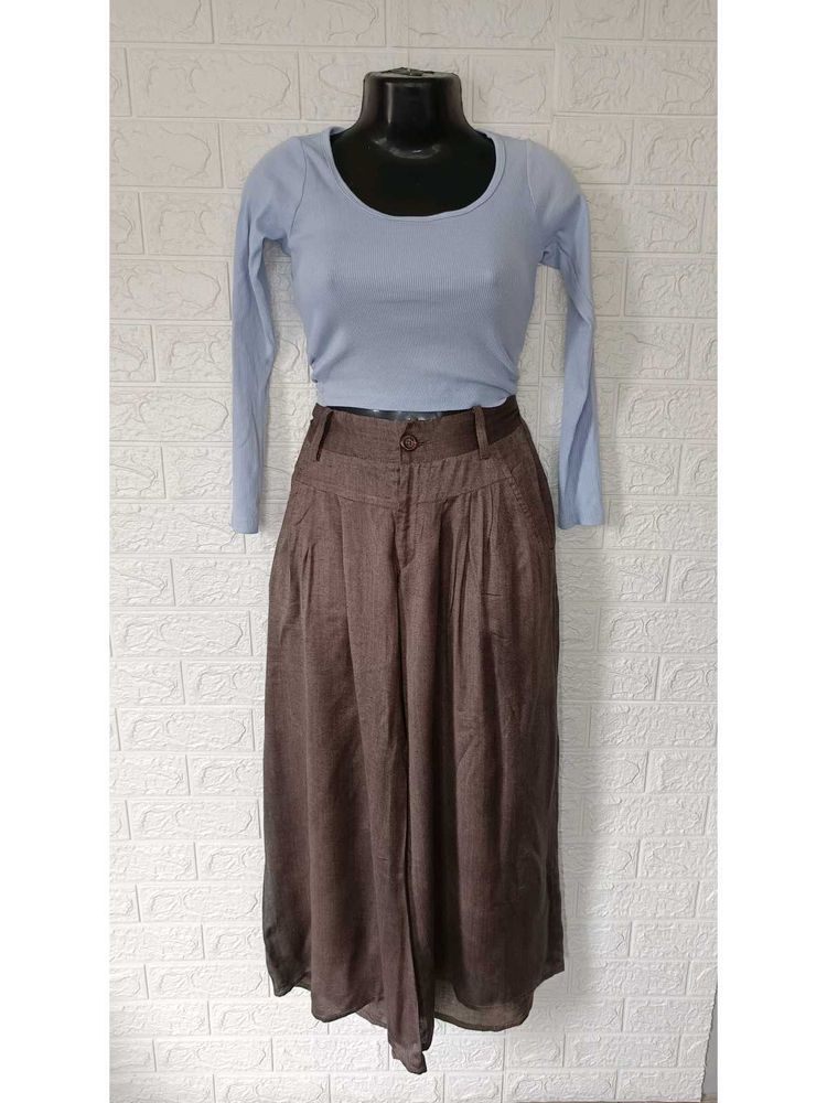 Tailored Wide Leg Pants