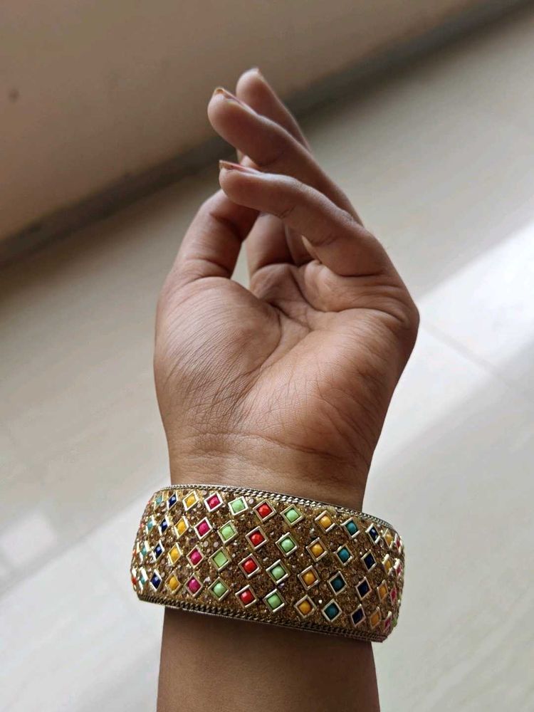 Colorful Beaded Bangle