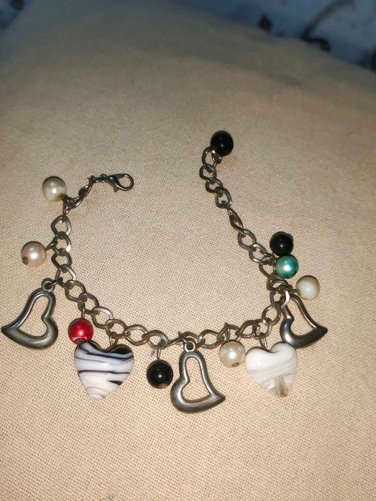 Heart Charm Bracelet