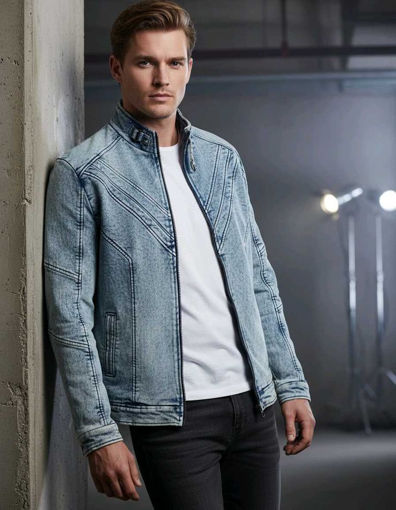 Vintage Acid Wash Denim Jacket