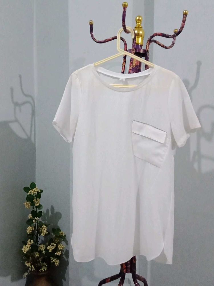 Sweet Korean Off-white Top