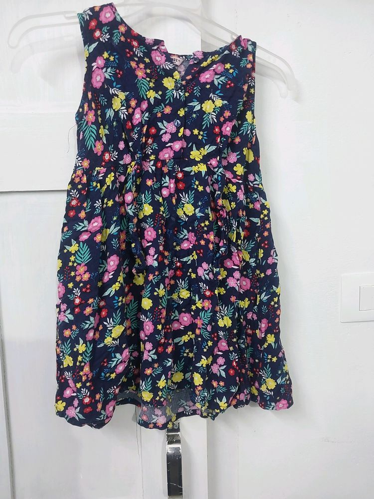 Floral Designed Beautiful Frock