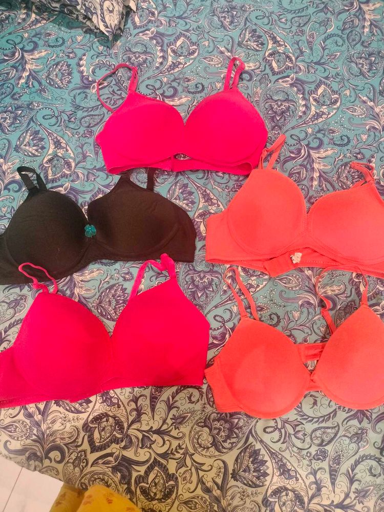 Loveable Daisy Brand  Combo Of 5 Bra Fix Pric