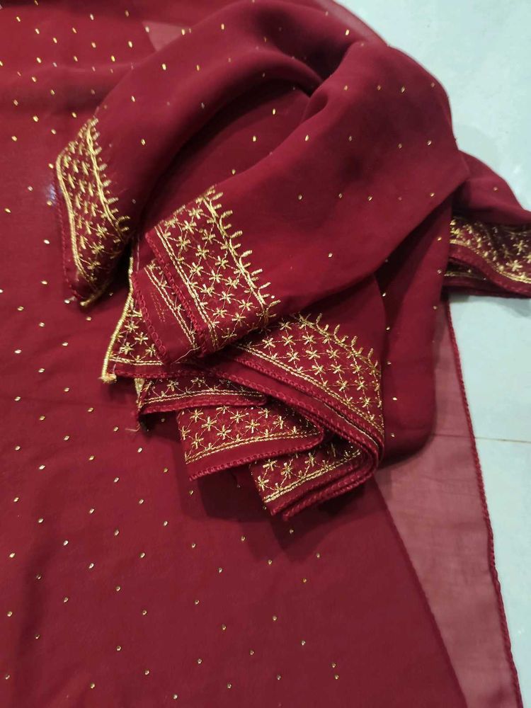 Gorgette Dress Material Heavy Sale