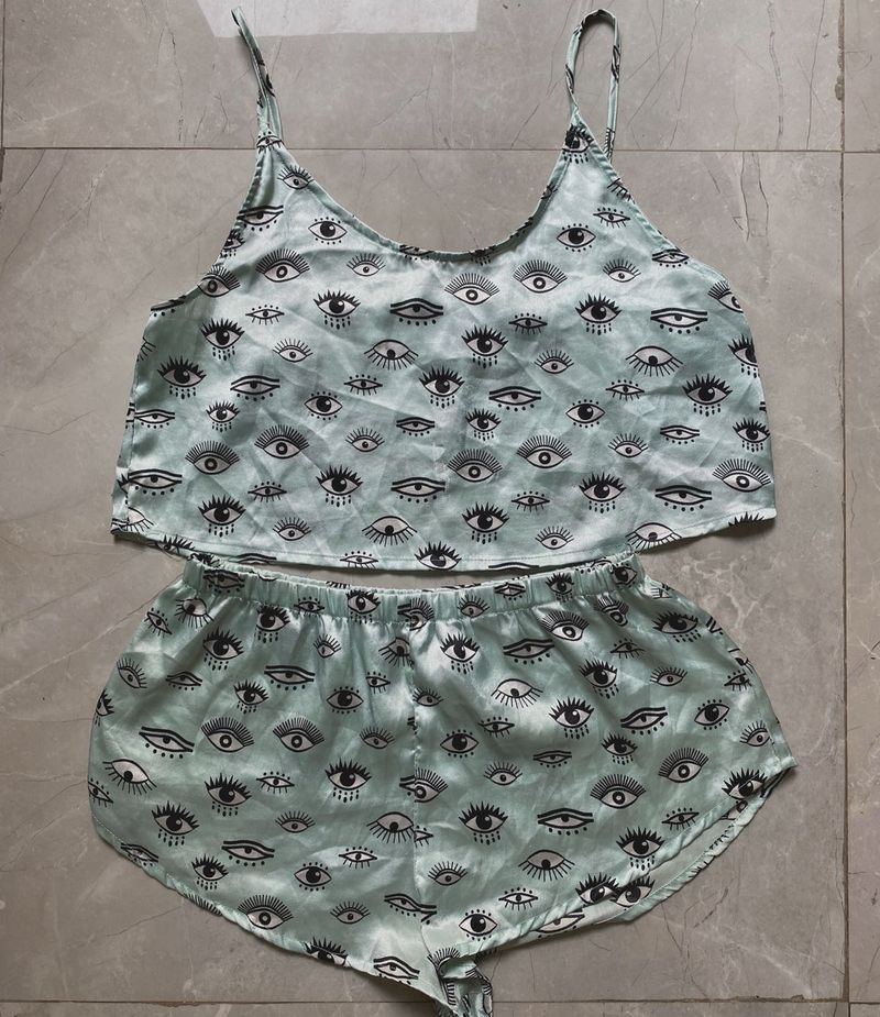Evil Eye Pattern Pajama Set