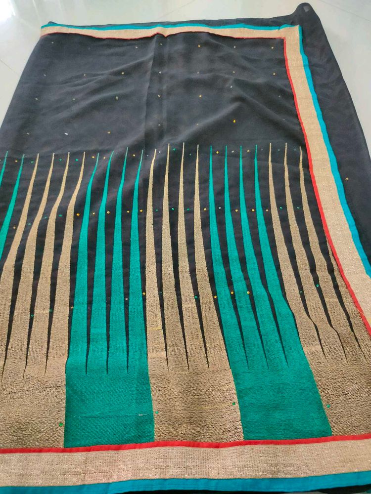 Elegant Work Saree🖤