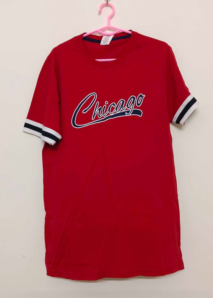 Red Chicago Graphic Tee