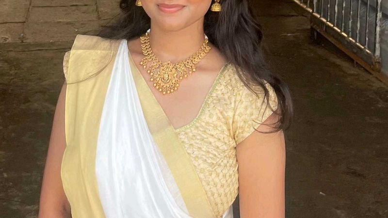 south indian saree