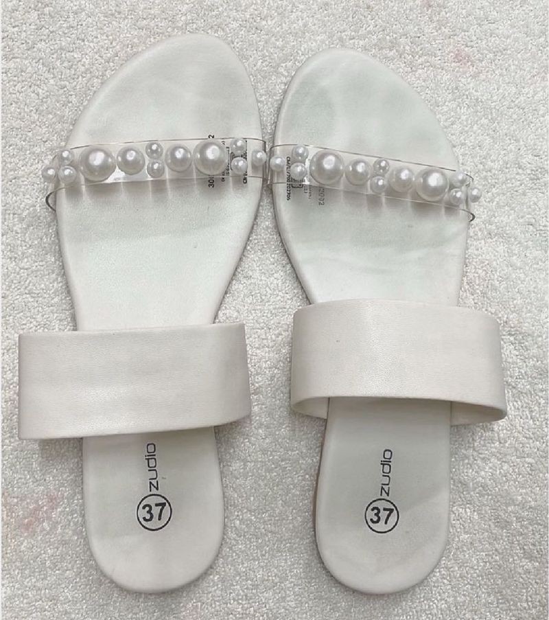 Pearl Embellished Flats