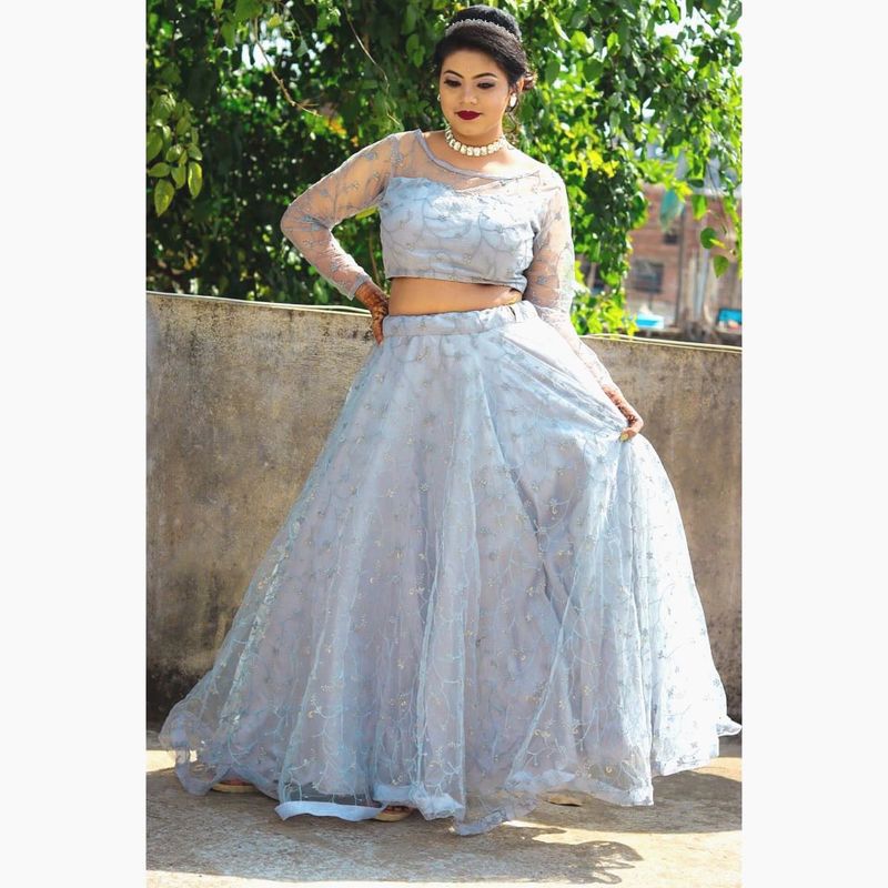 Long Two piece gown