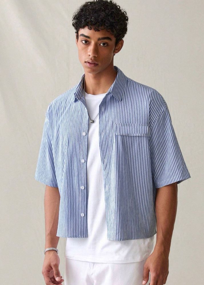 Striped Blue Shirt