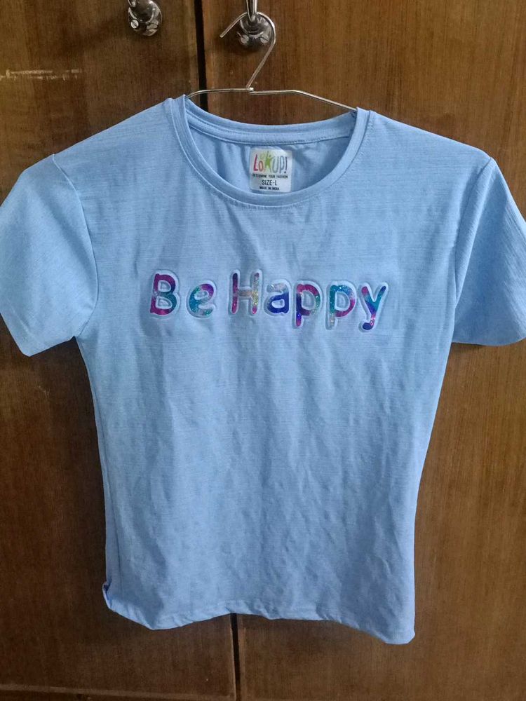 Blue Be Happy Tshirt