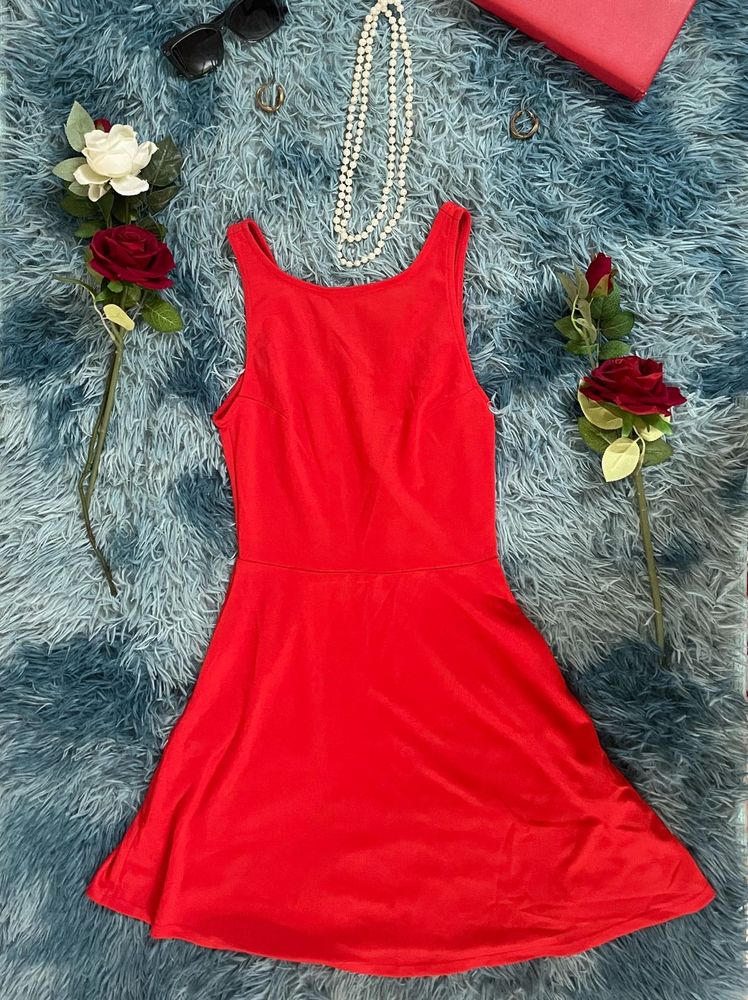 Red Skater Dress