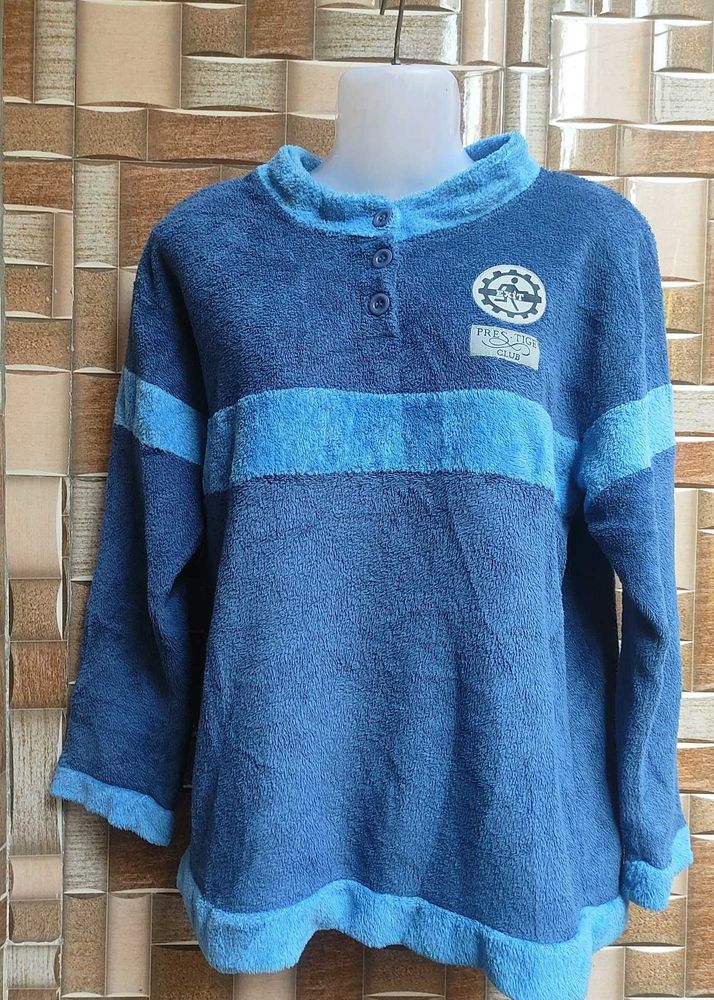 Blue Terry sweater