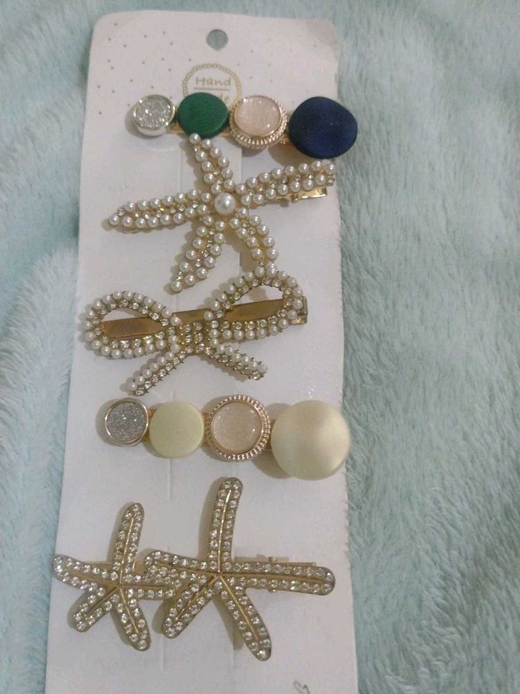 Korean Hair Clip Set