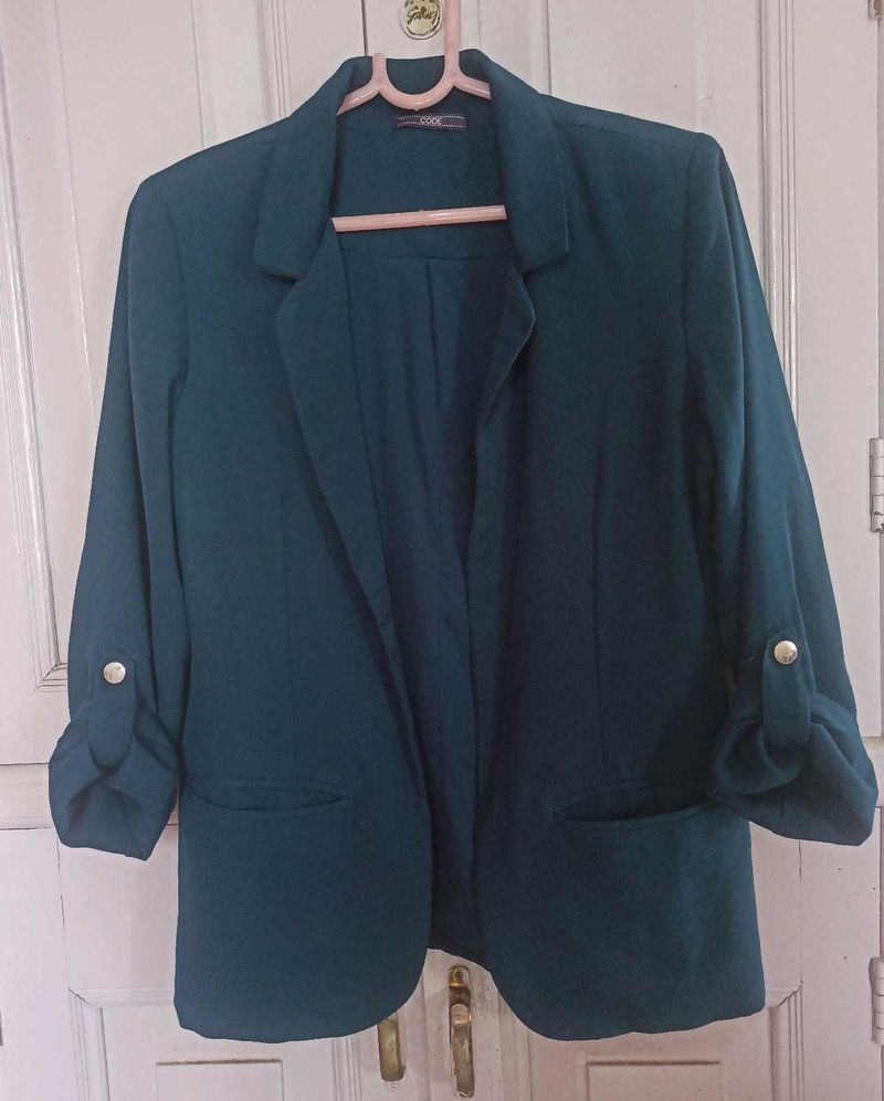 Chic Teal Blazer