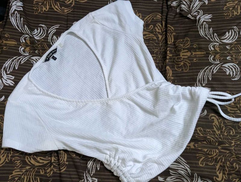 White Crop Top