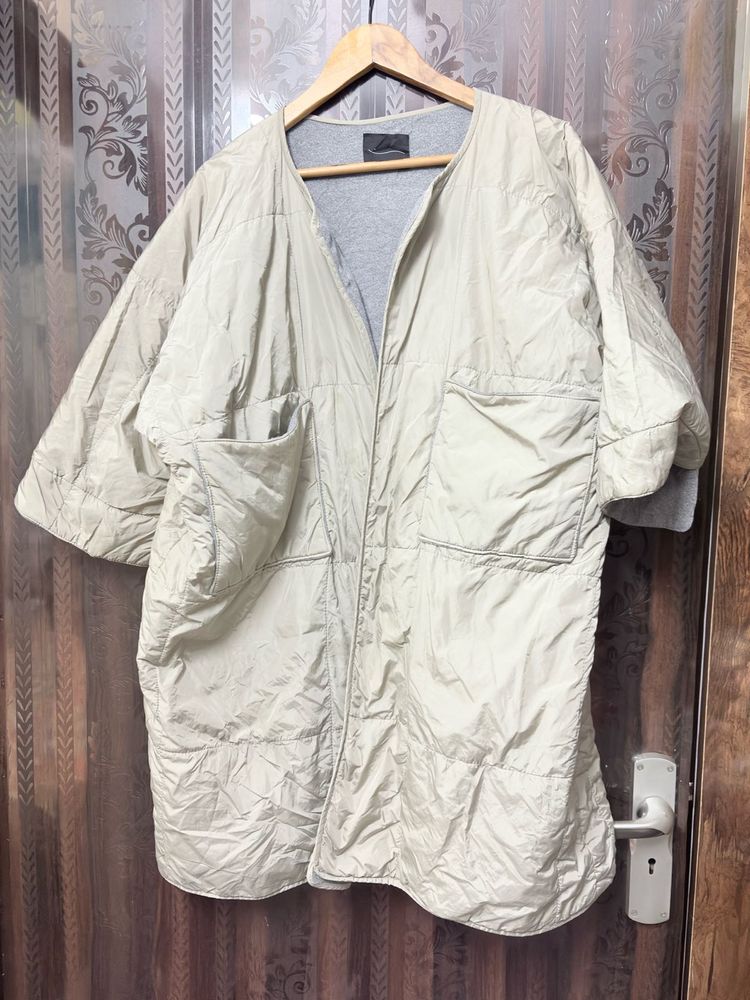 Beige Quilted Jacket