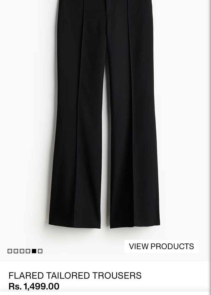 h&amp;m FLARED TAILORED TROUSERS