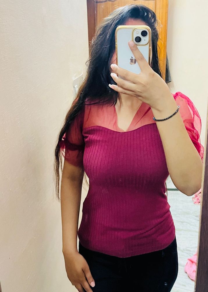 Black Bodycon Top (SHEIN)