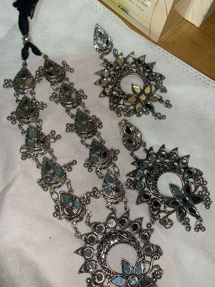 Mirror Necklace Set