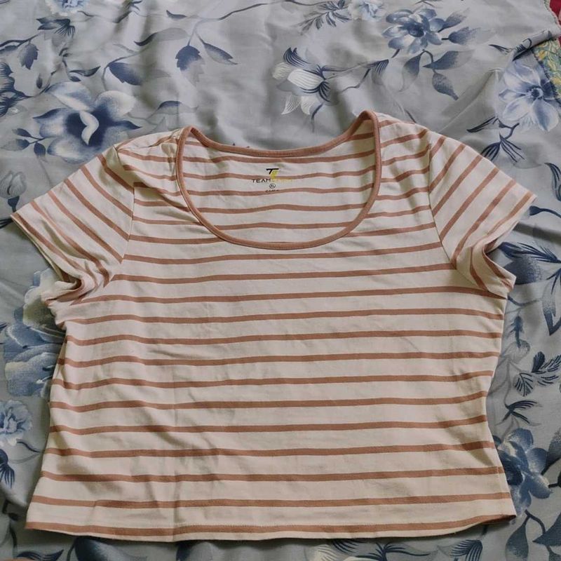 Striped Crop Top