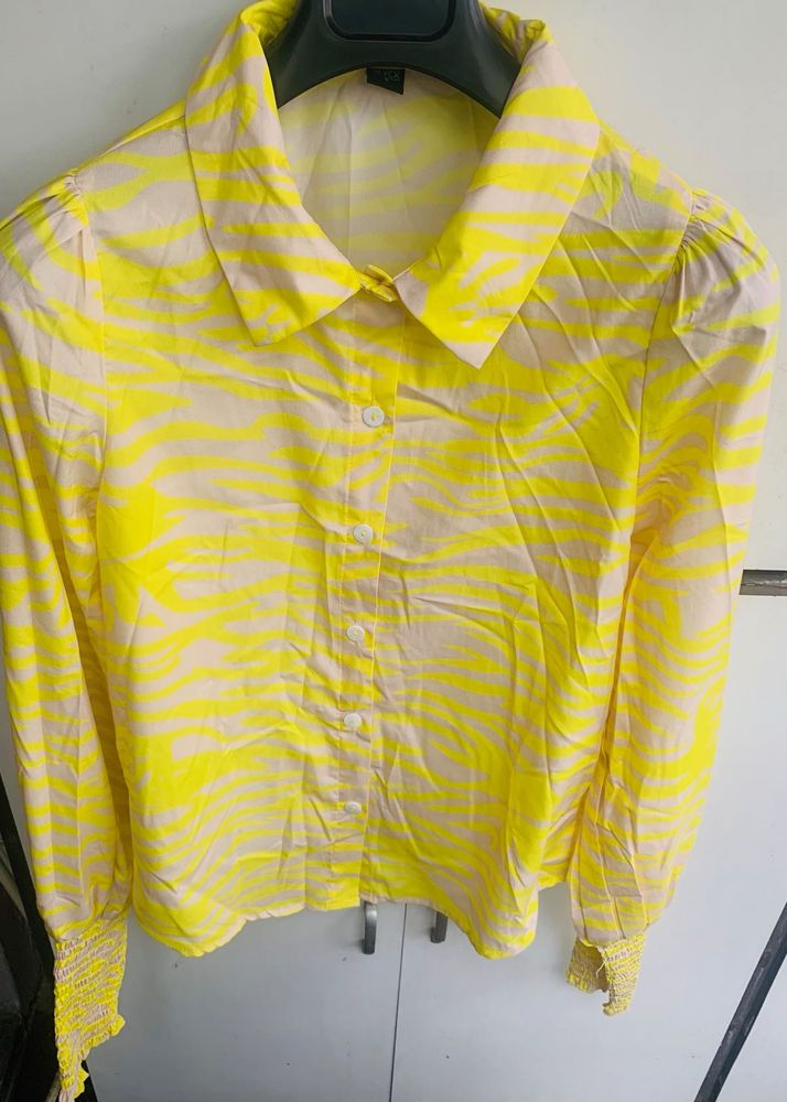 Yellow Patterned Shirt