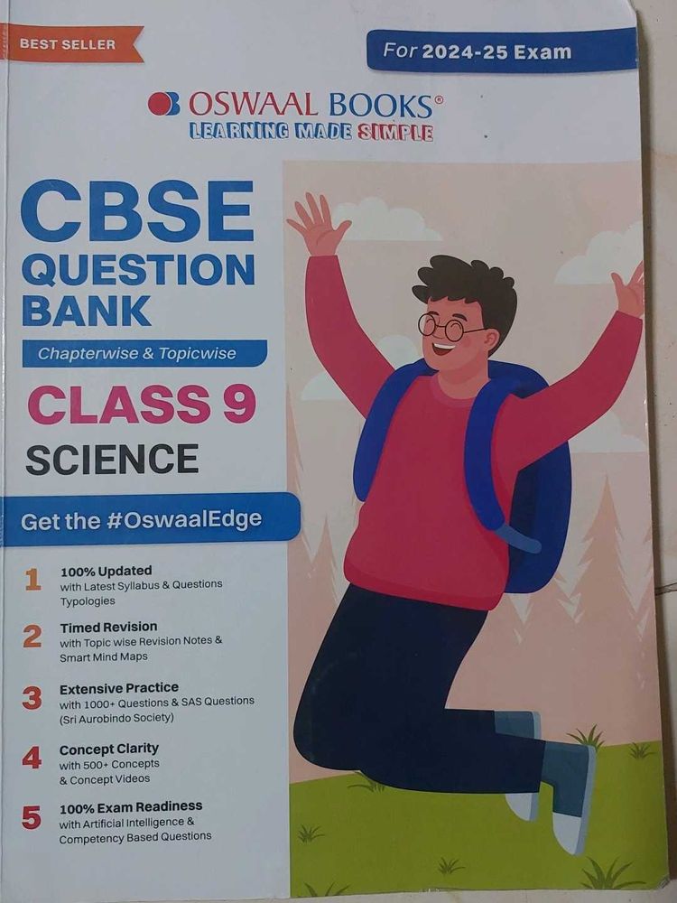 Oswaal CBSE Class 9 Science Question Bank