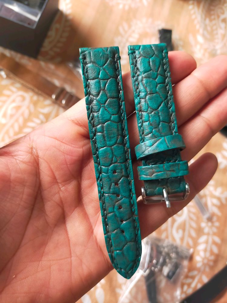 Customised Vintage Look Leather Strap