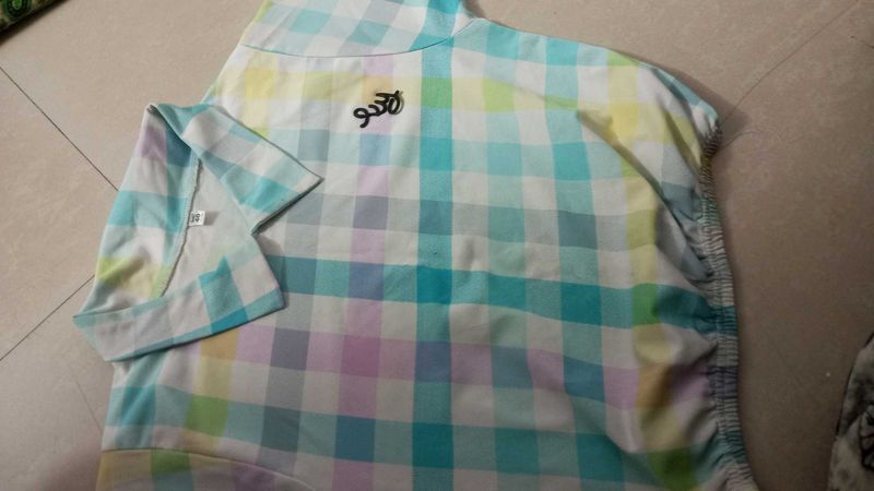 Pastel Gingham Top