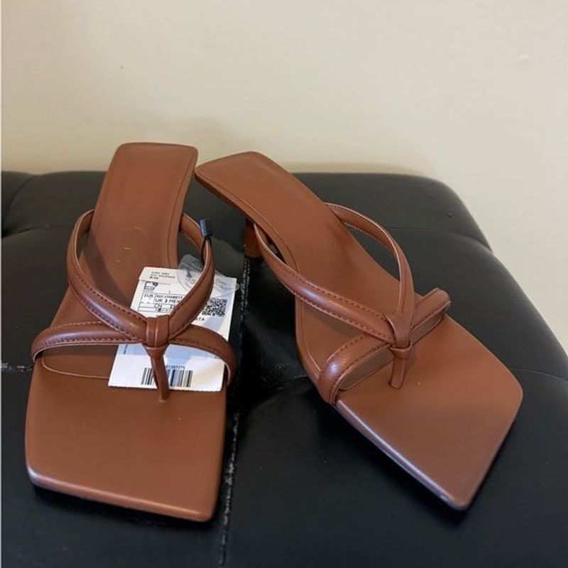 MANGO KITTEN HEELS