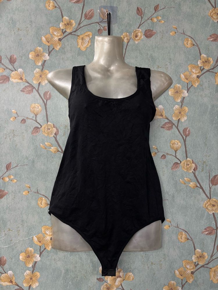 Black Basic Bodysuit