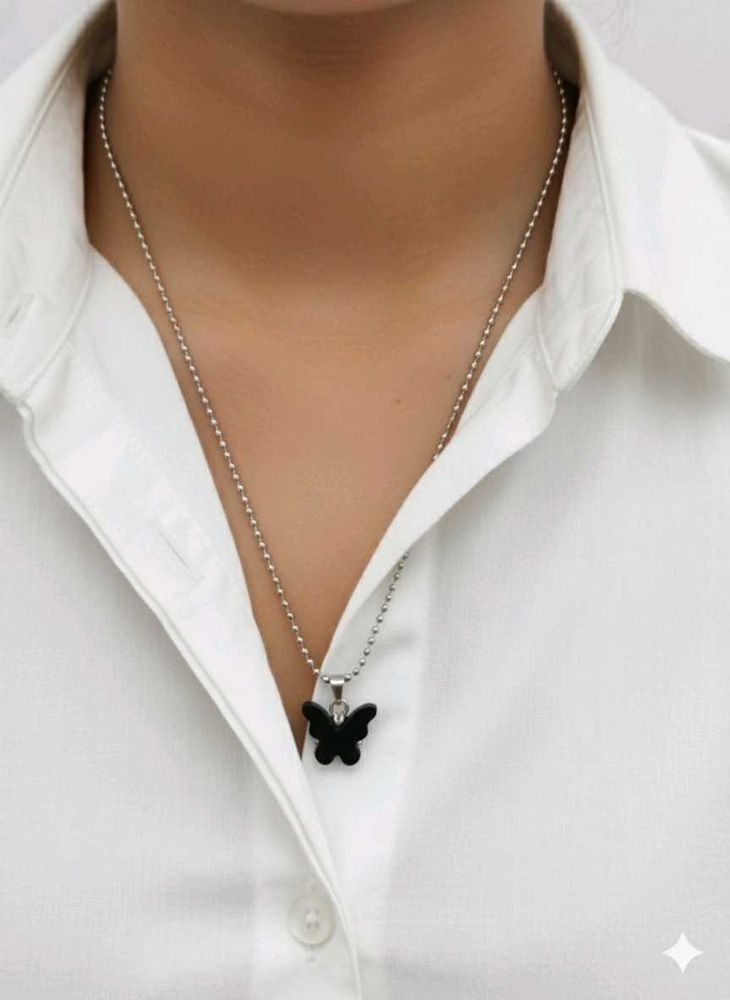 Butterfly Pendant Necklace (it&#39;s in unopened packa