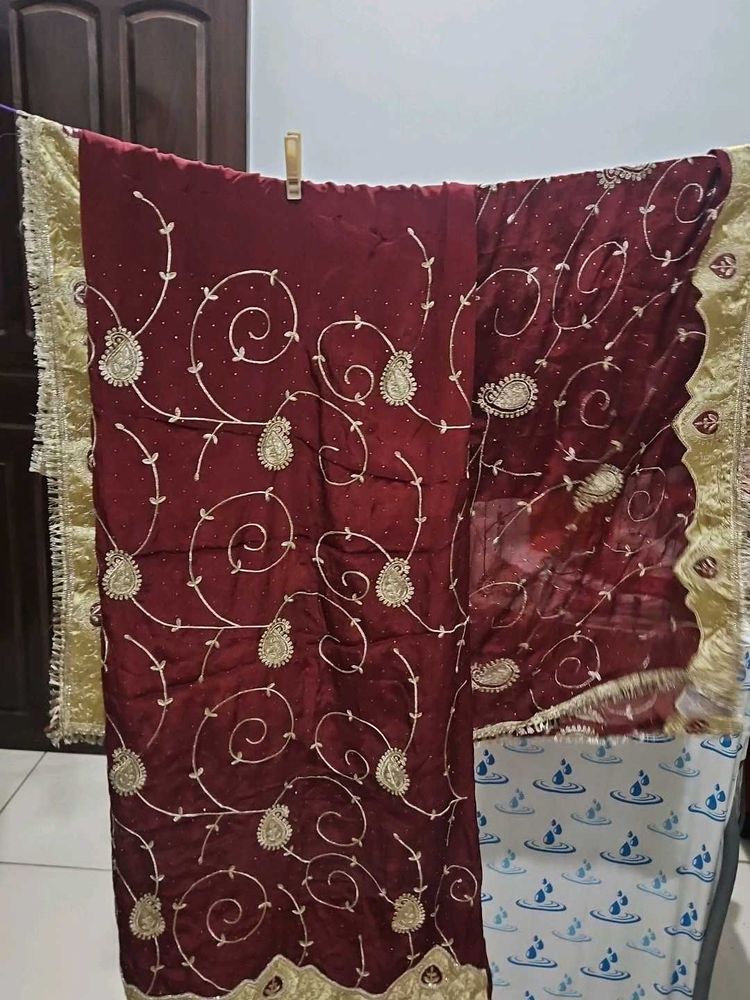 Farrukhabadi suit (Maroon)