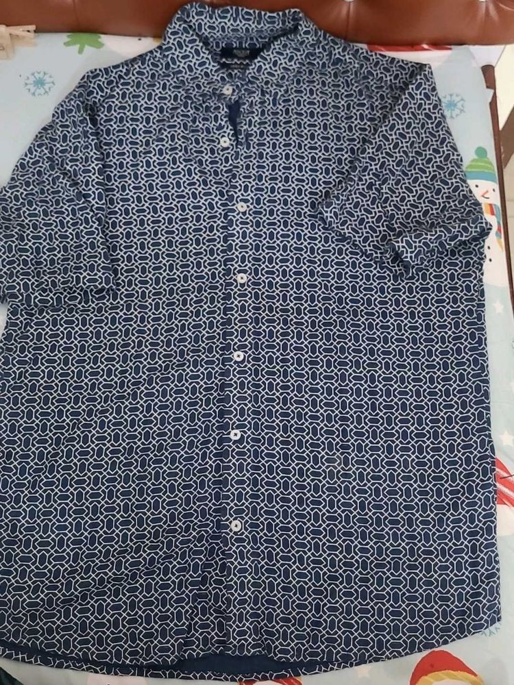 Patterned Men's Casual Shirt