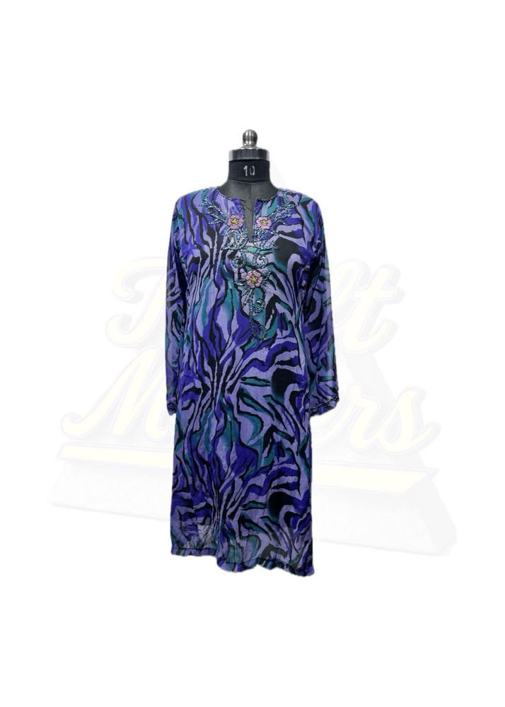 Elegant Blue Long Dress