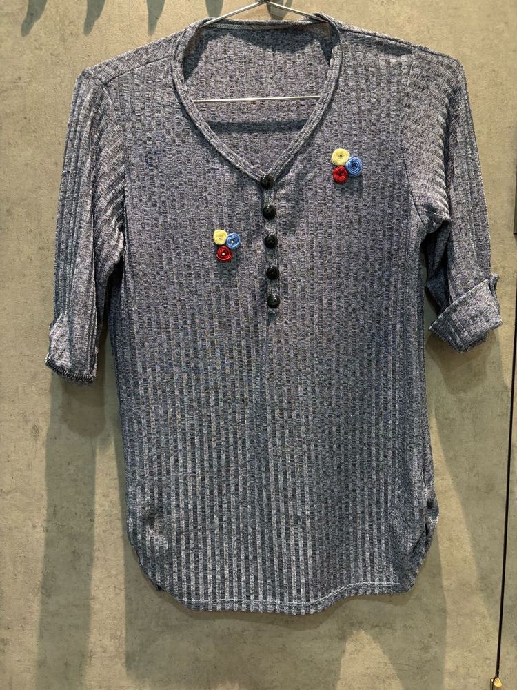 😍Stylish Ribbed Knit Top😍