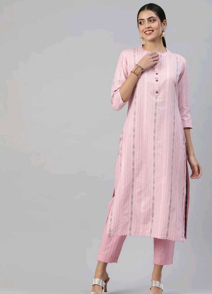 Pink Kurta Set