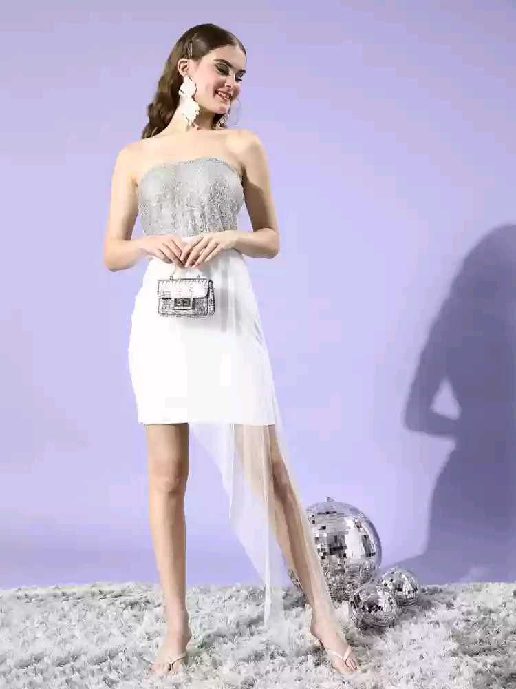 Sequin Tube Dress