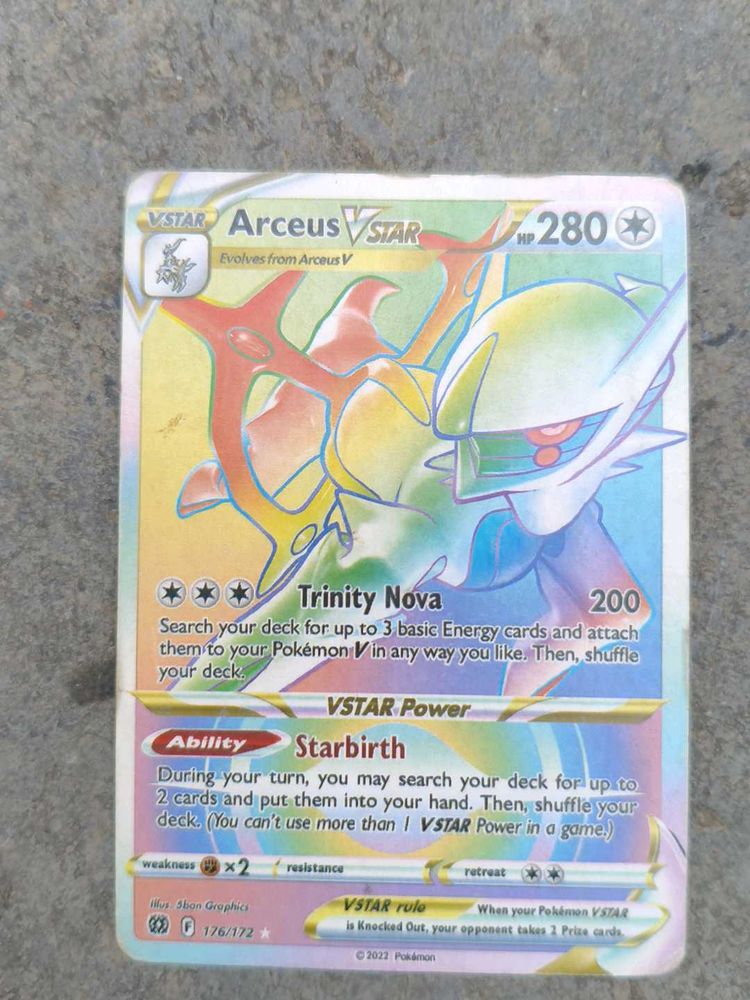 Arceus VSTAR Pokemon Card