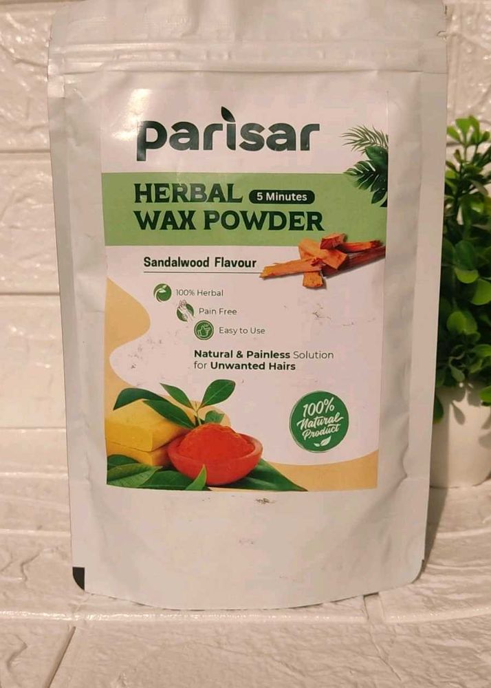 Parisar Herbal Wax Powder Sandalwood Flavour