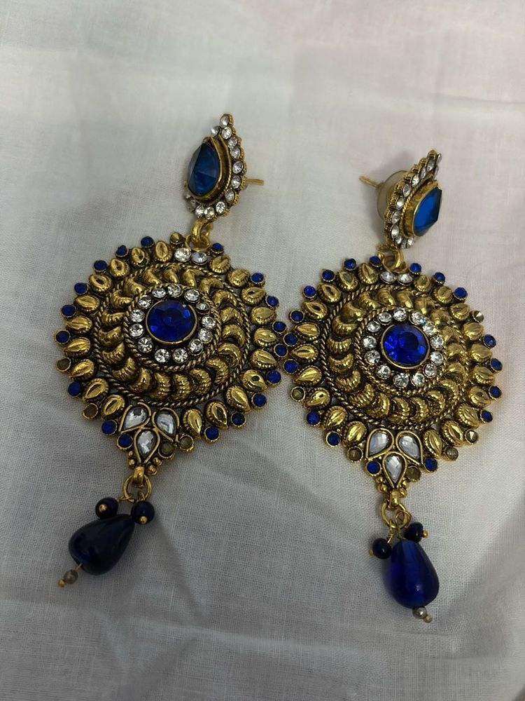 Blue Stone Earrings