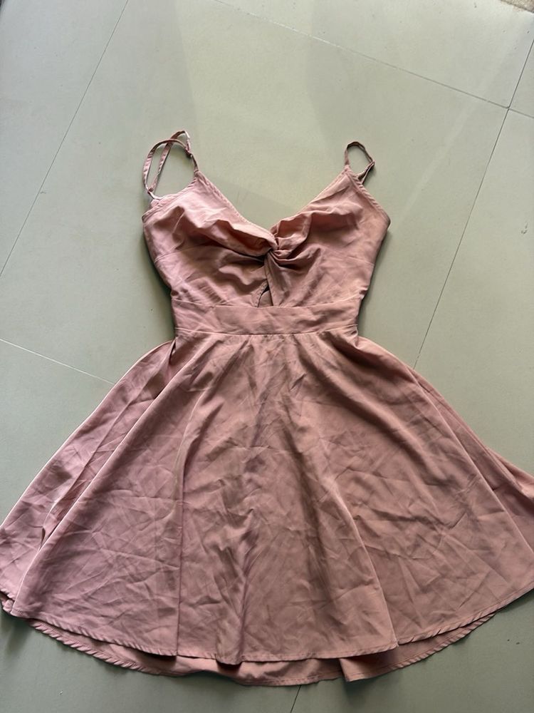 Cute Pink Skater Dress