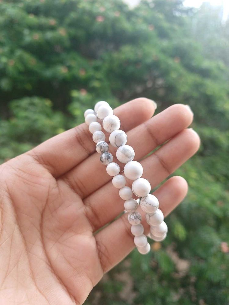 Couple Howlite Bracelet Set