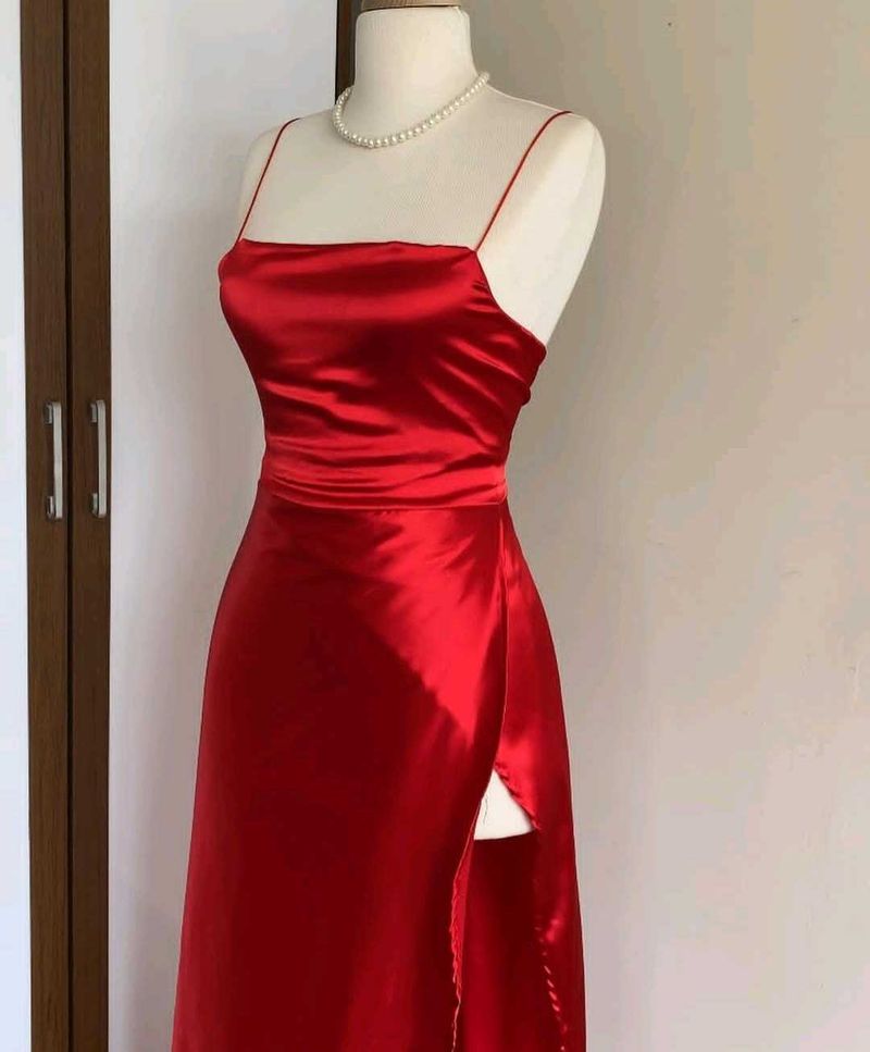 Satin Dress, All Colour Are Available